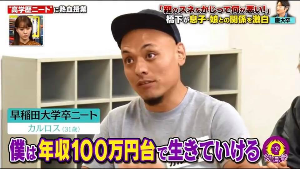 高学歴ニート　カルロス　橋下徹