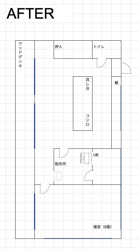 リノベ　図面　デザイン