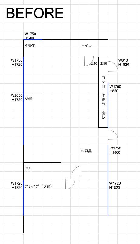 リノベ　図面　デザイン