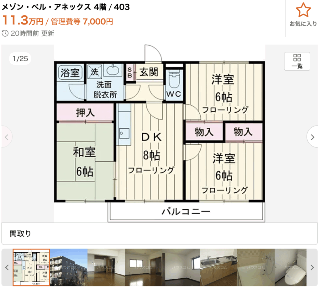 狛江　賃貸物件　競合調査　メゾン・ベル・アネックス