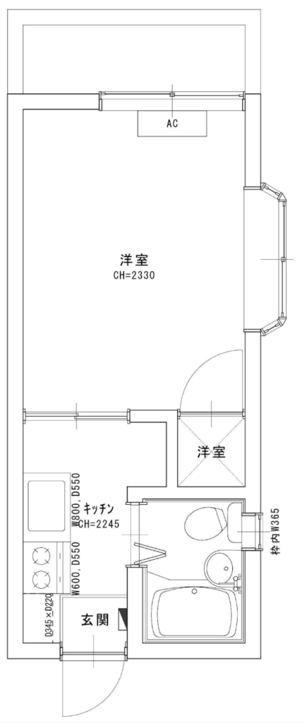 横浜市鶴見区　アパート1室　リフォーム